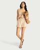 image 2 of The F&F Edit Cotton Rich Striped Belted Co-ord Shorts in Multi