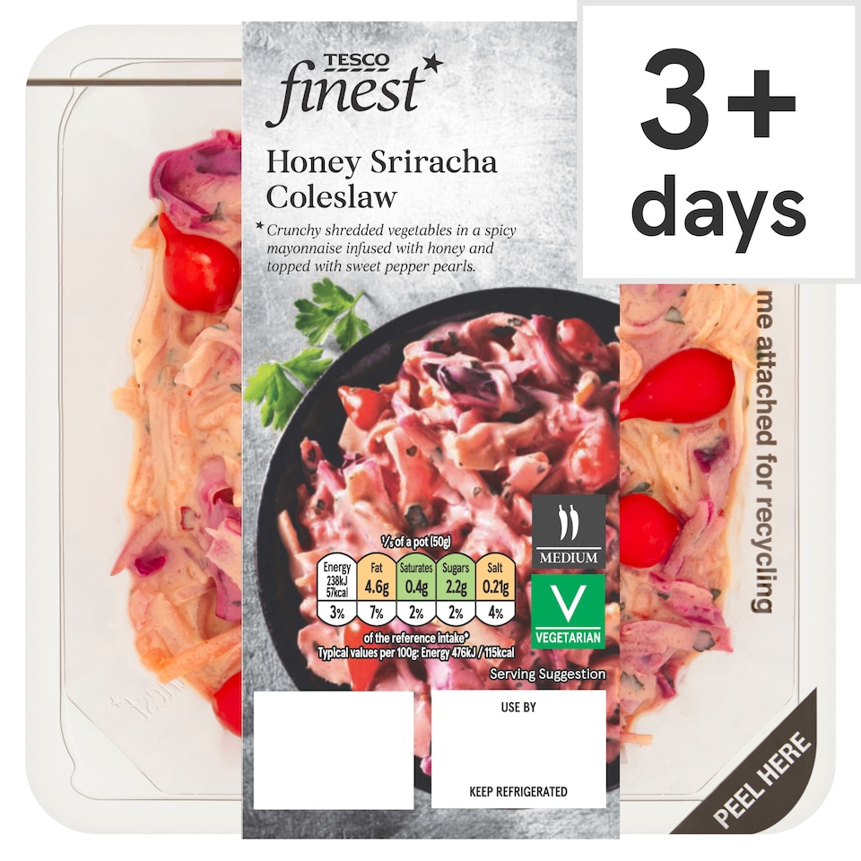 Tesco Finest Honey Sriracha Coleslaw 250g