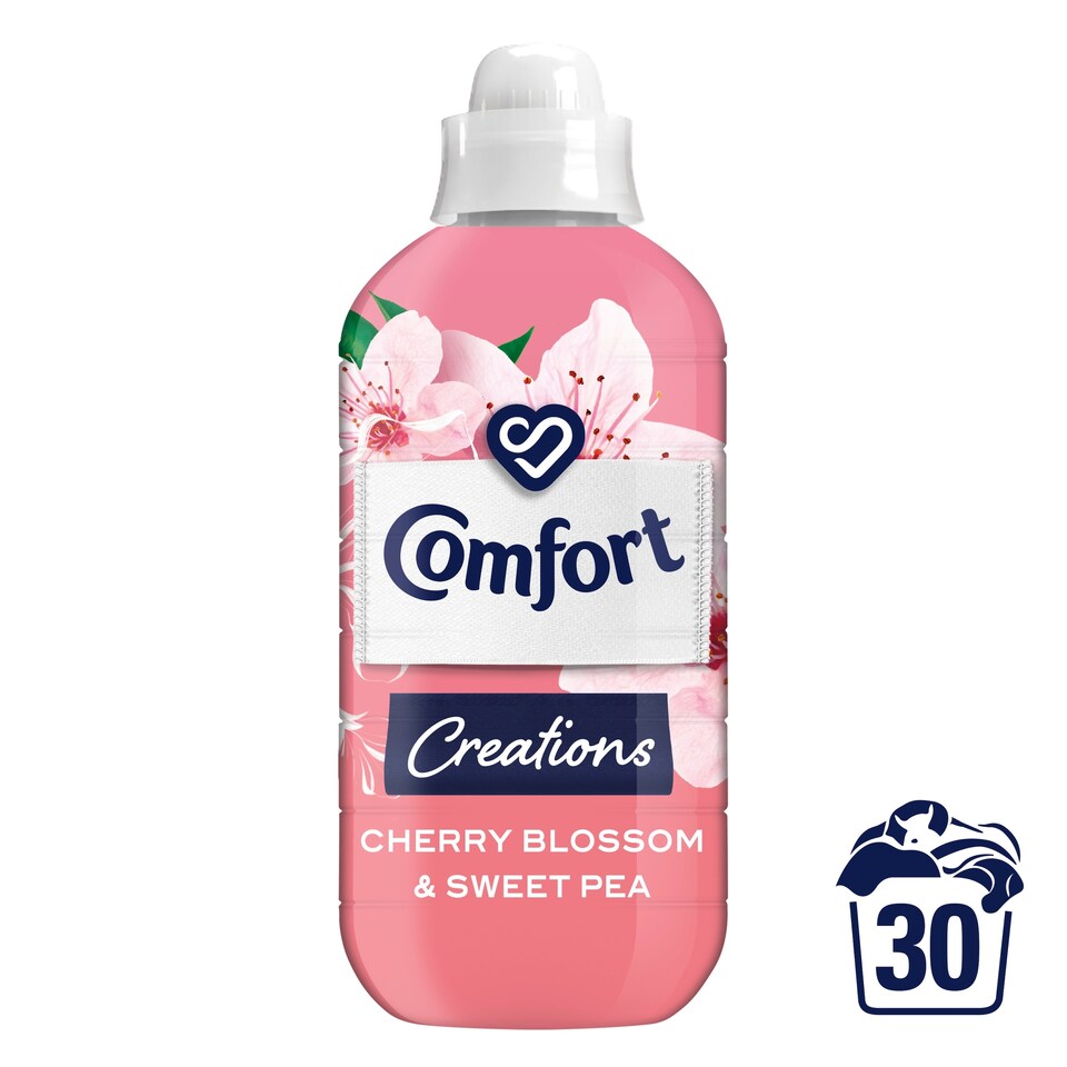 image 1 of Comfort Fabric Conditioner Cherry Blsom And Sweet Pea 30W 900Ml