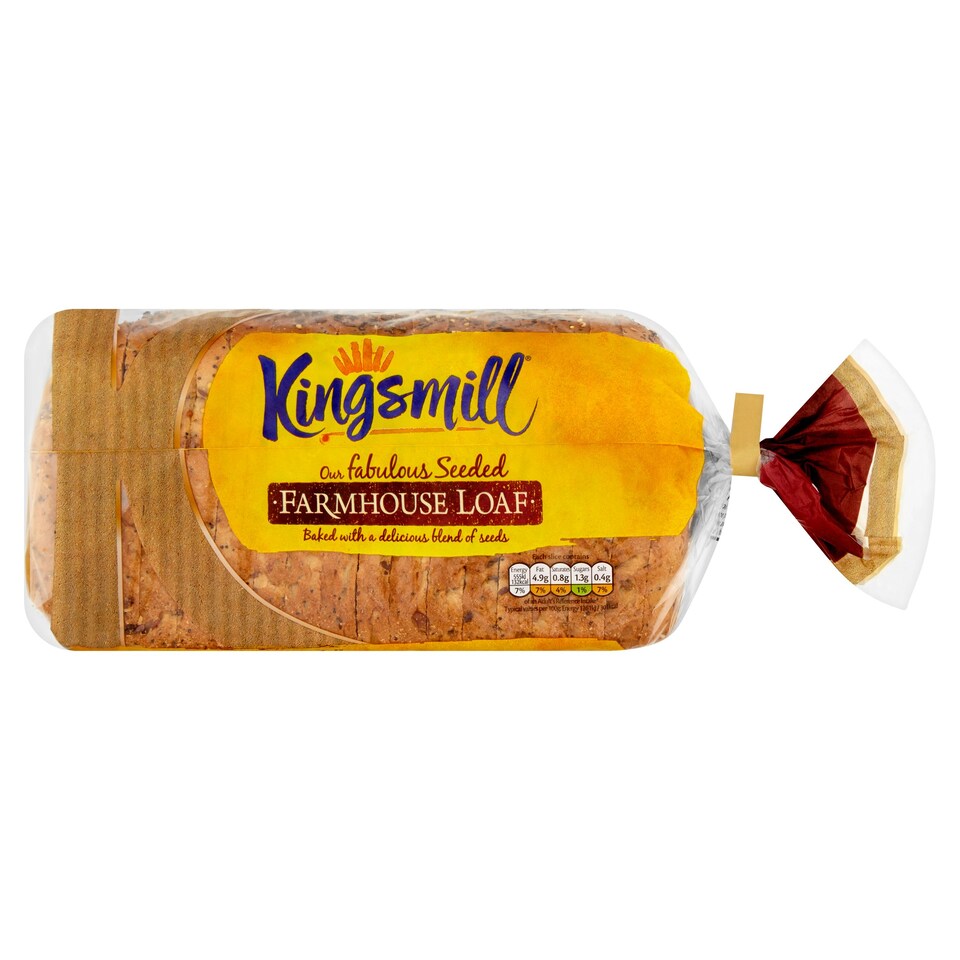 KINGSMILL SEEDED FARMHOUSE BREAD 800G