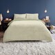 image 3 of Silentnight Green Reversible Teddy Duvet Set Double