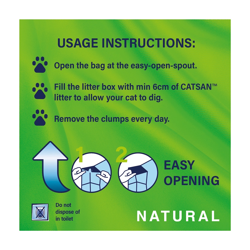 image 1 of Catsan Natural Clumping Cat Litter 8 Litre