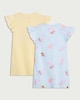 image 2 of F&F Girls 2-Pack Mermaid Print Nightdresses in Multi