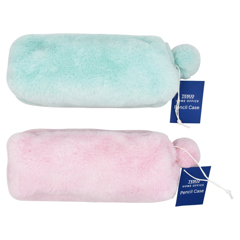 Tesco Fluffy Pencil Case