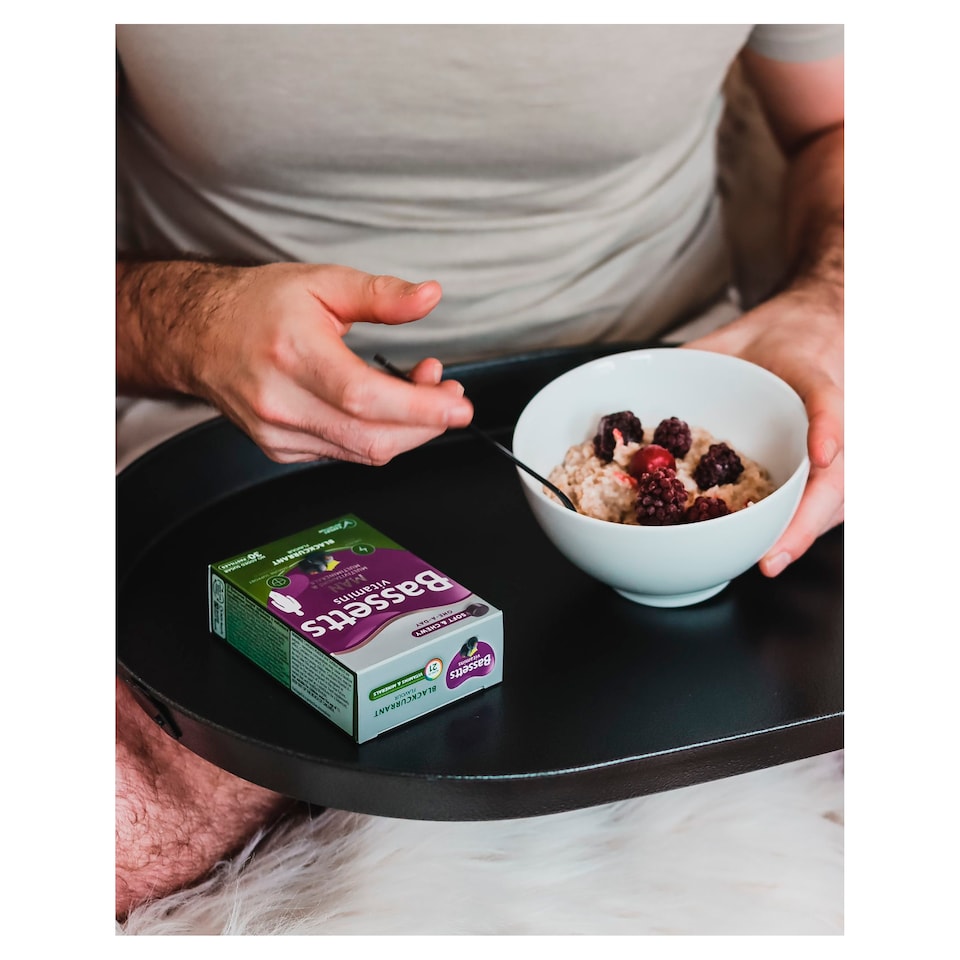 image 1 of Bassetts Vitamins Man Blackcurrant Multivitamin Pastilles 30s