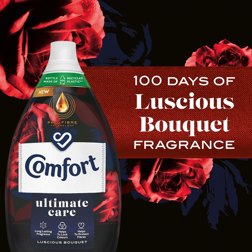 image 1 of Comfort Perfume Luscious Bouquet Fabric Conditioner 58W 870Ml