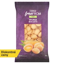 Tesco Free From Gluten Free Sponge Biscuits 120 g