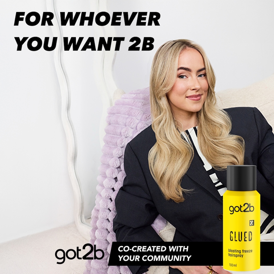 image 1 of GOT2B Glued Hairspray Blasting Freeze Hold Travel 100ml
