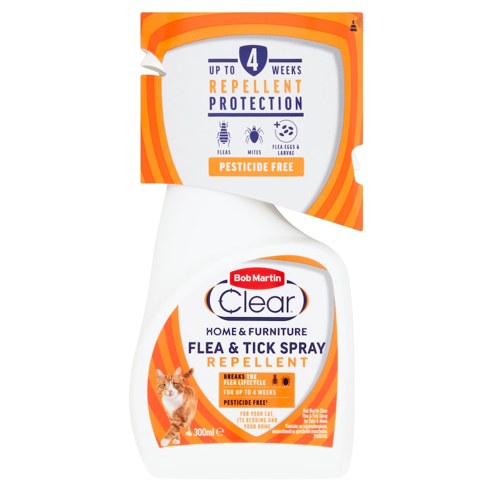 Bob Martin Fleaclear Cat & Home Flea Spray 300 Ml