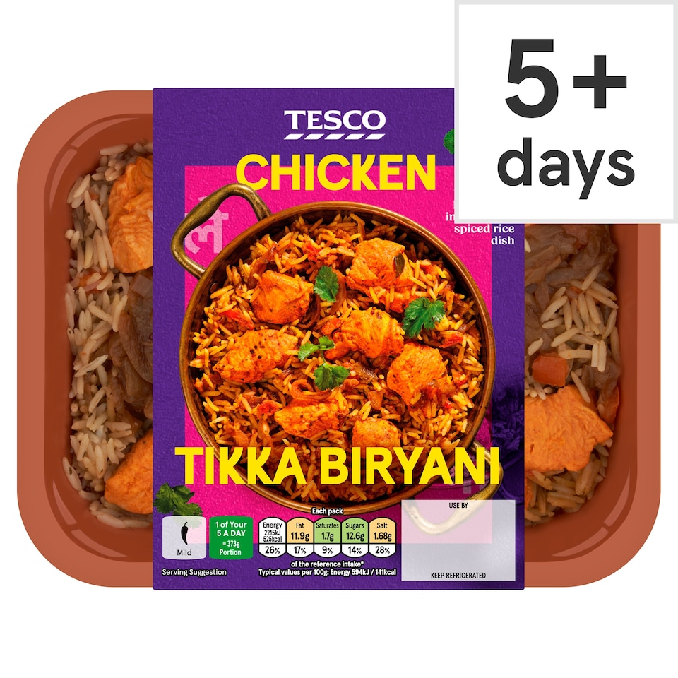 Tesco Chicken Tikka Biryani 400g