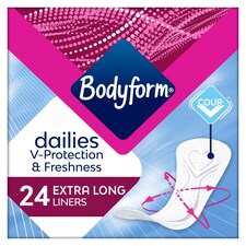 Bodyform Extra Long Panty Liners 24 Pack