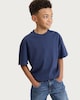 image 1 of F&F Boys 3-Pack Pure Cotton Short Sleeved T-Shirts in Blue