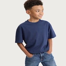 F&F Boys 3-Pack Pure Cotton Short Sleeved T-Shirts in Blue