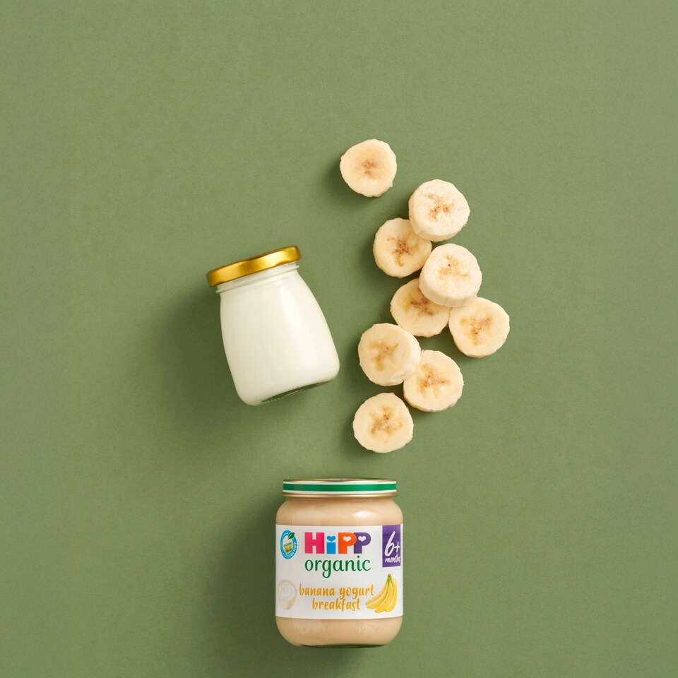 image 1 of Hipp 4 Month Organic Banana Yoghurt Breakfast 125G