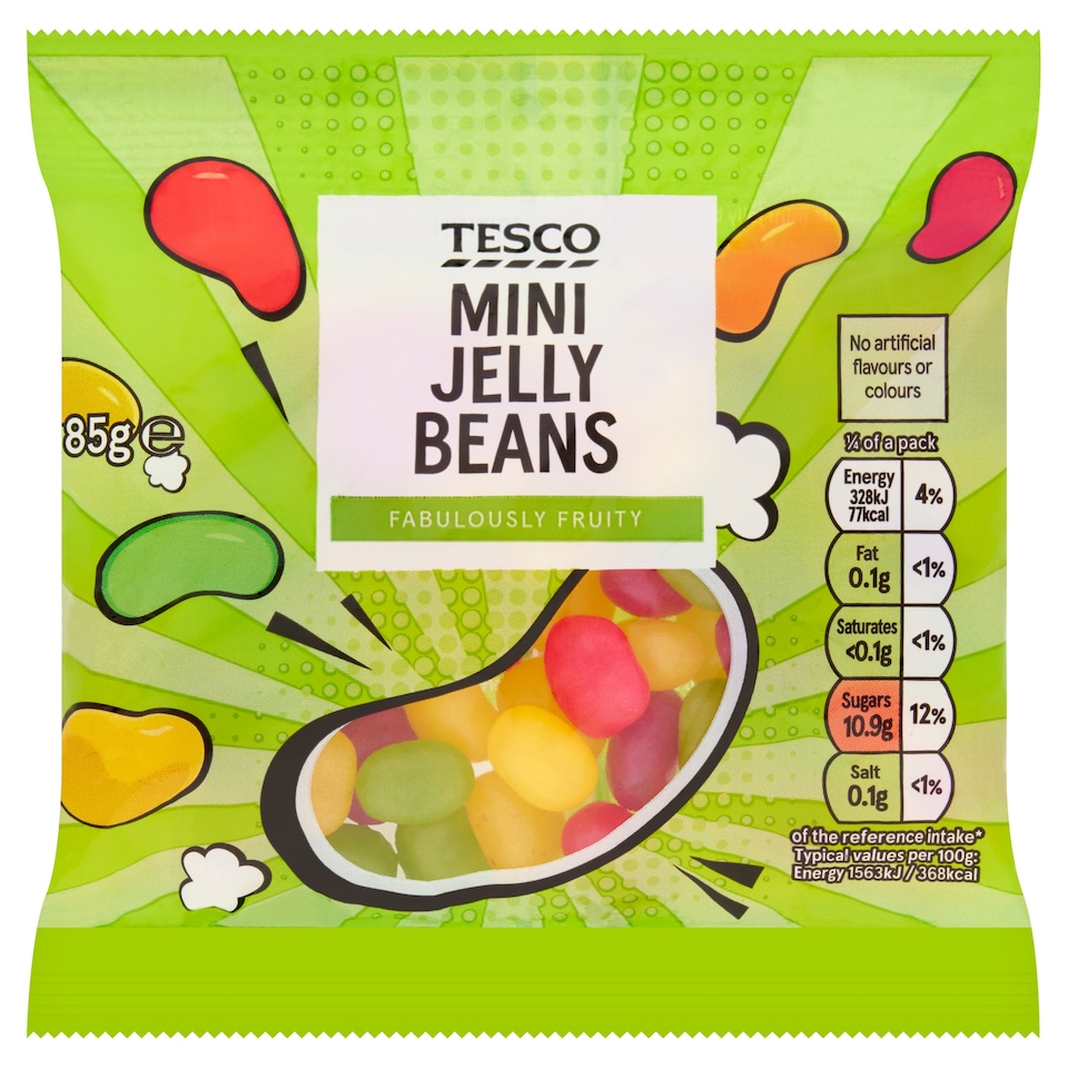 Tesco Mini Jelly Beans 85G