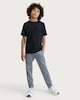 image 2 of F&F Active Boys ULTRAMOVE Side Panel Zip Hem Trousers in Grey
