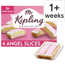 Mr Kipling Angel Slices Vanilla Cake 6 Pack