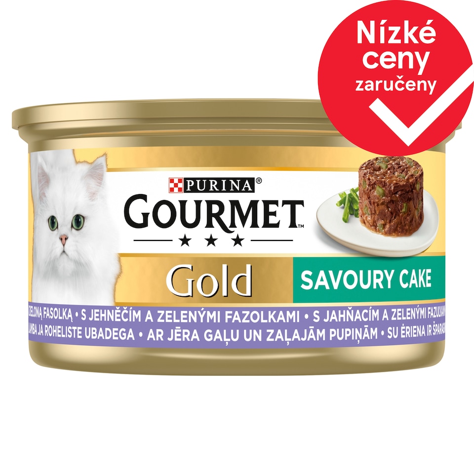 GOURMET Gold Savory Cake with Lamb and Green Beans 85g