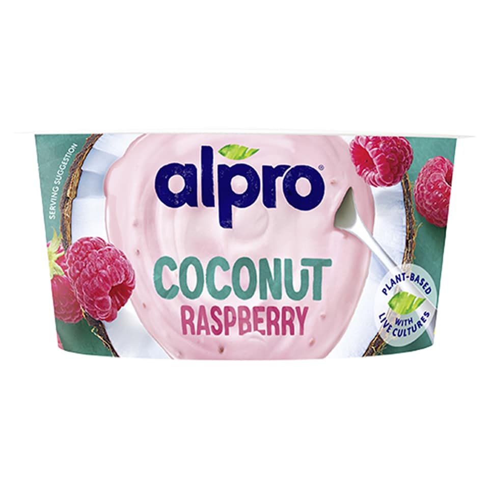 image 1 of Alpro Fermented Coconut Preparation with Raspberries 120 g