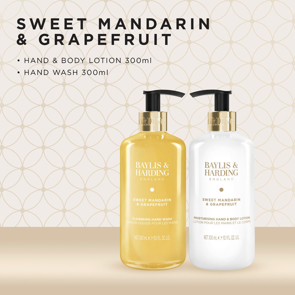 image 1 of Baylis & Harding Sweet Mandarin & Grapefruit Luxury Hand Care Gift Set