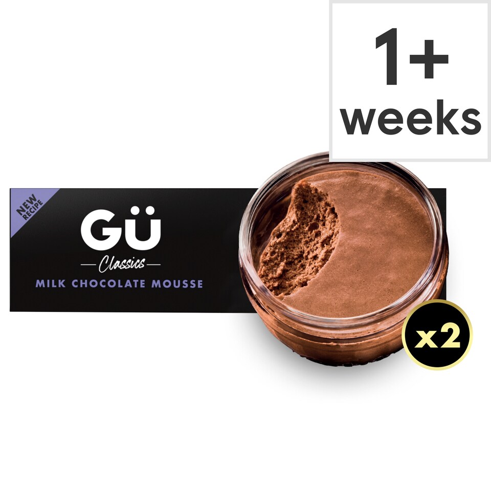 image 1 of Gu Milk Chocolate Mousse 2x52g