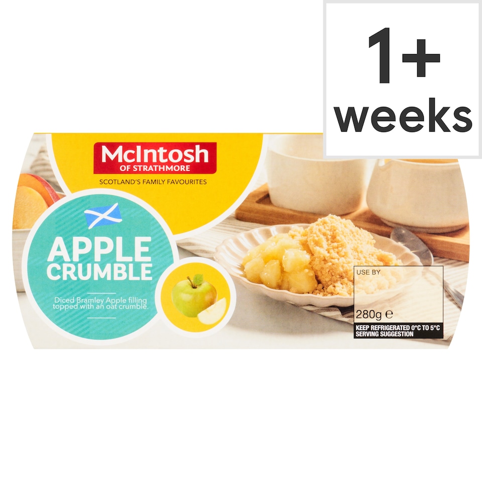 McIntosh of Strathmore Apple Crumble Dessert 280g