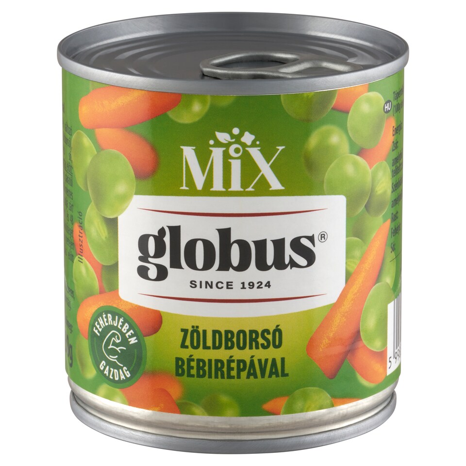 Globus Mix zöldborsó bébirépával 200 g  1. kép