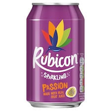 Rubicon Sparkling Passion Fruit Juice Drink 330Ml