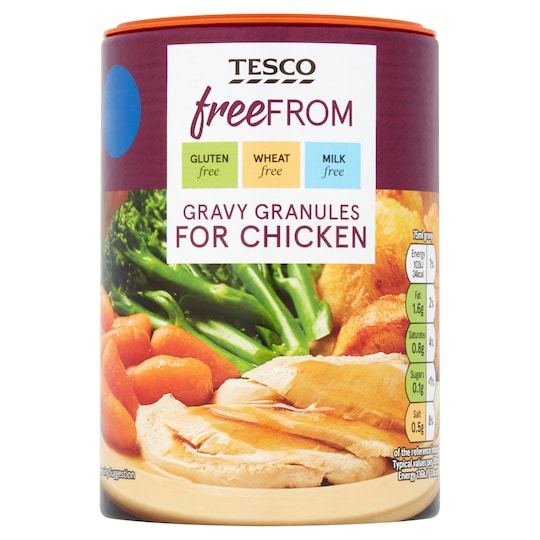 Tesco Free From Chicken Gravy Granules 170G Tesco Groceries