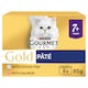 image 1 of Gourmet Gold Senior Cat Food Tinned Pate Salmon 8X85g