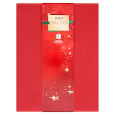 F&F Home Red Cotton Tablecloth