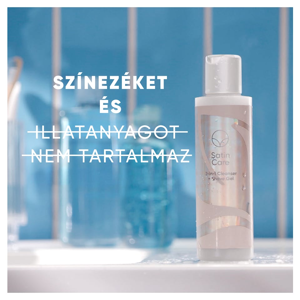 Venus 2 az 1-ben Bőrtisztító és Borotvazselé Intim Szőrzetre 190 ml  1. kép