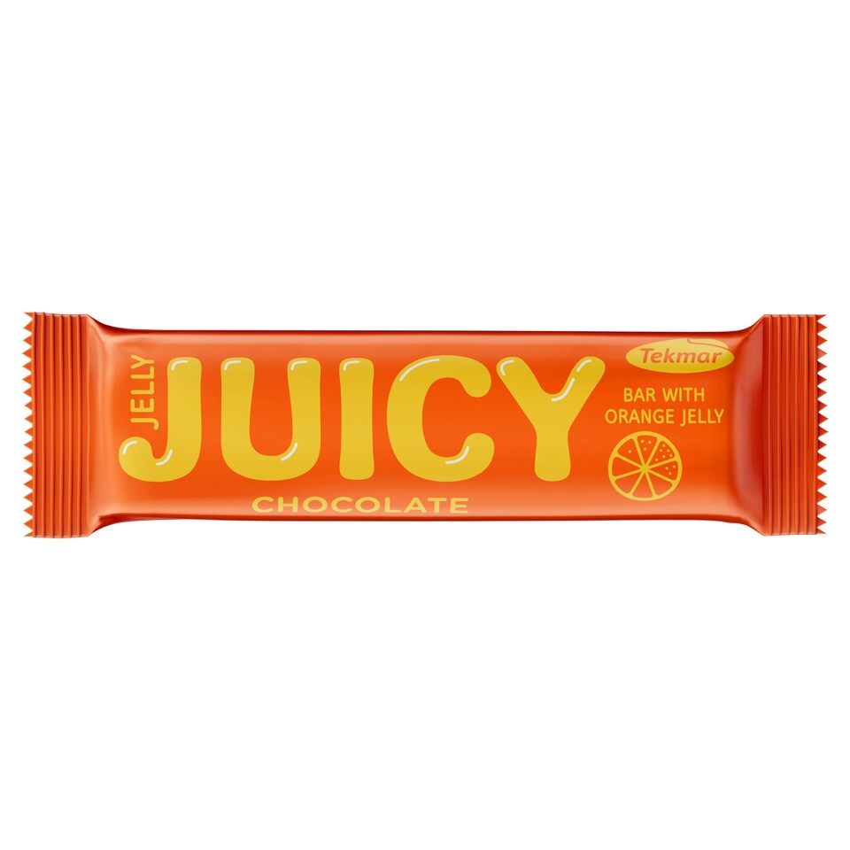 Tekmar Juicy Bar with Orange Jelly in Dark Chocolate 40 g