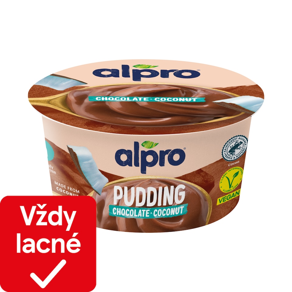 ALPRO Kokosový puding s čokoládovou príchuťou 135g