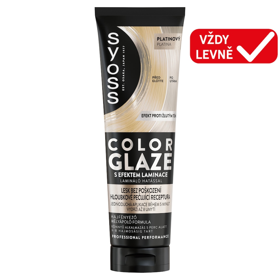 Syoss Color Glaze toner platinový 130ml