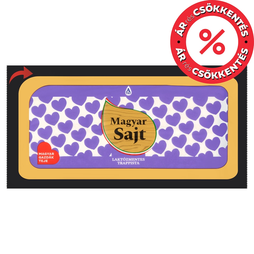 image 1 of Magyar Sajt Lactose-Free Halved Trappist Cheese 700 g