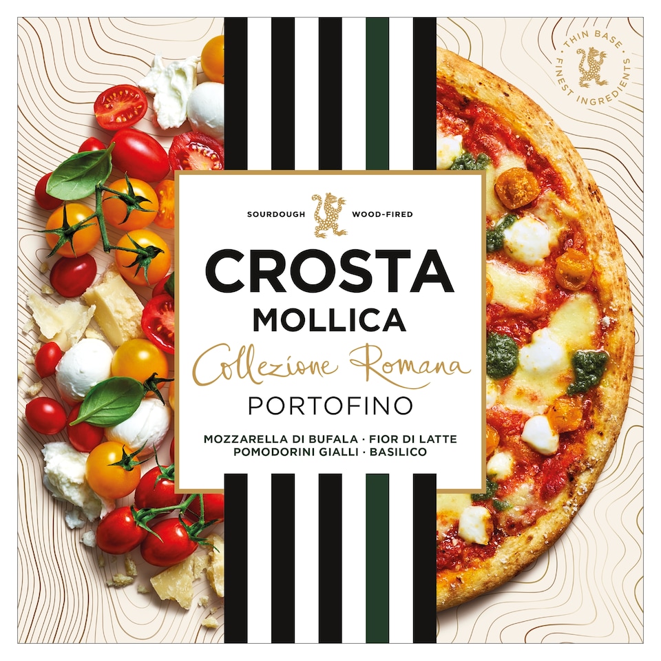 image 1 of Crosta Mollica Collezione Romana Portofino Pizza - Tomato & Mozzarella 516g