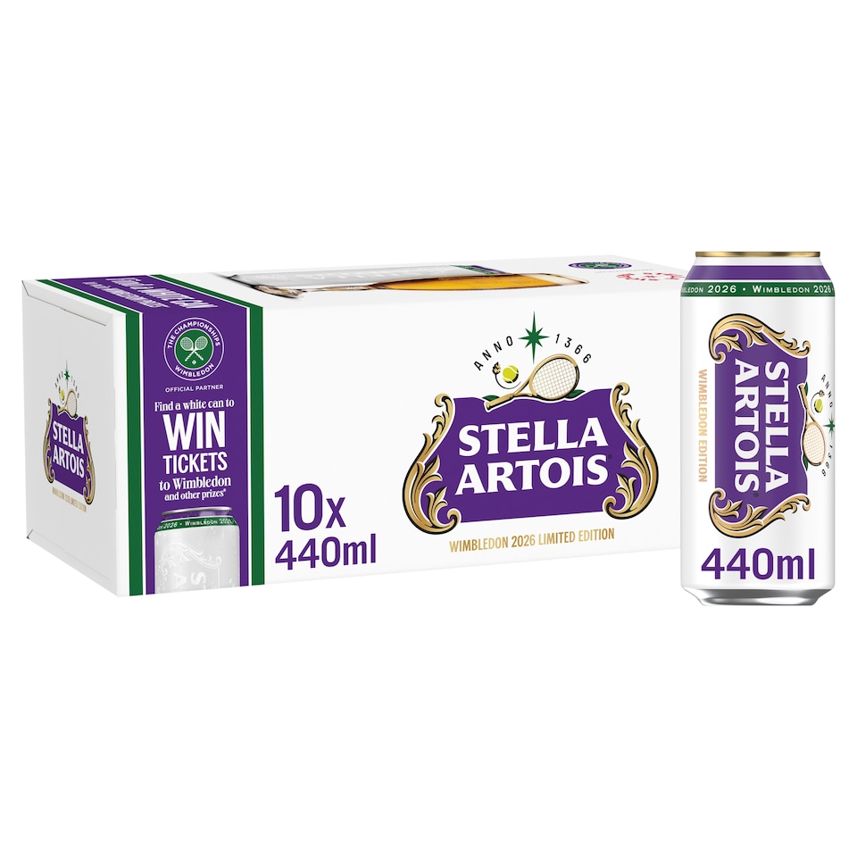 Stella Artois Belgium Premium Lager Beer 10 x 440ml