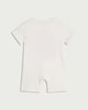 image 2 of Rolling Stones Cotton Rich Tongue Print Romper in White