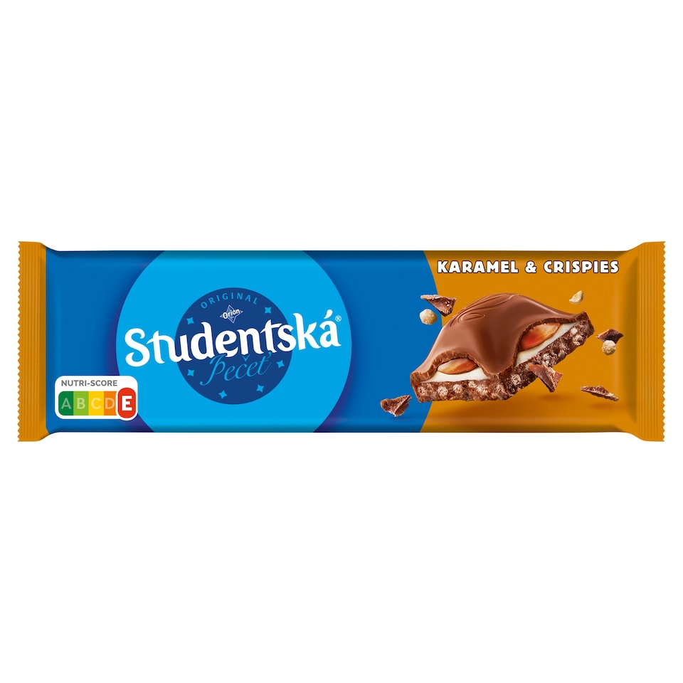 ORION Študentská pečať Caramel & Crispies 235 g
