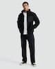 image 2 of F&F Pocket Front Zip Up Fleece Jacket in Black