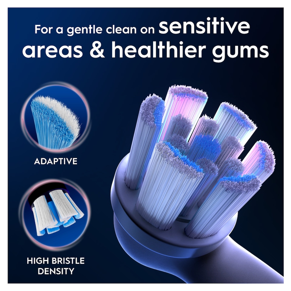image 1 of Oral-B iO Gentle Clean White Toothbrush Heads 2 Pack
