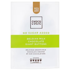 CHOCOLOGIC NAS GIANT MILK CHOC BUTTONS BAG 75G