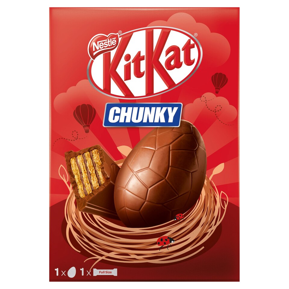 Kit Kat Chunky Medium Easter Egg 140G