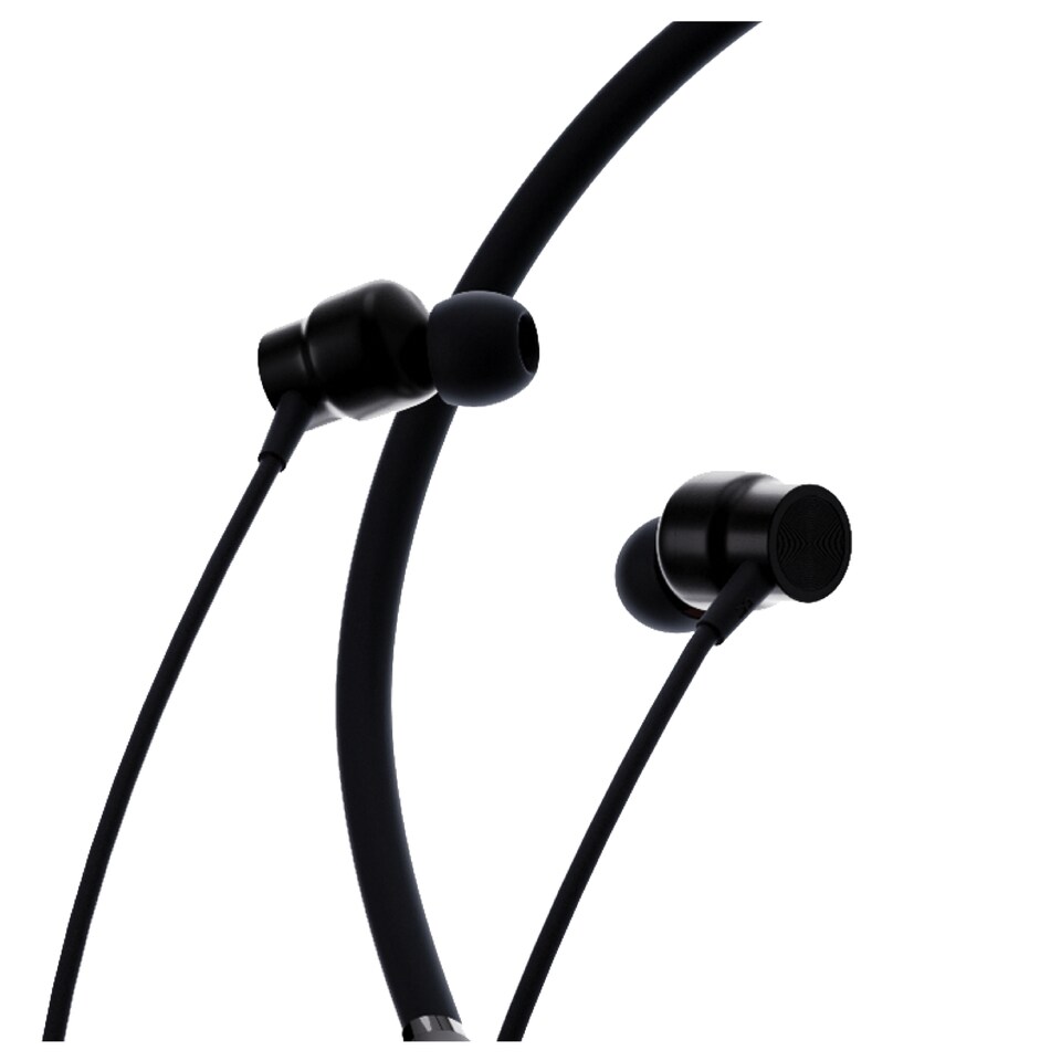 image 1 of Juice Pods Wireless Bluetooth In Ear Neckband Headphones Black