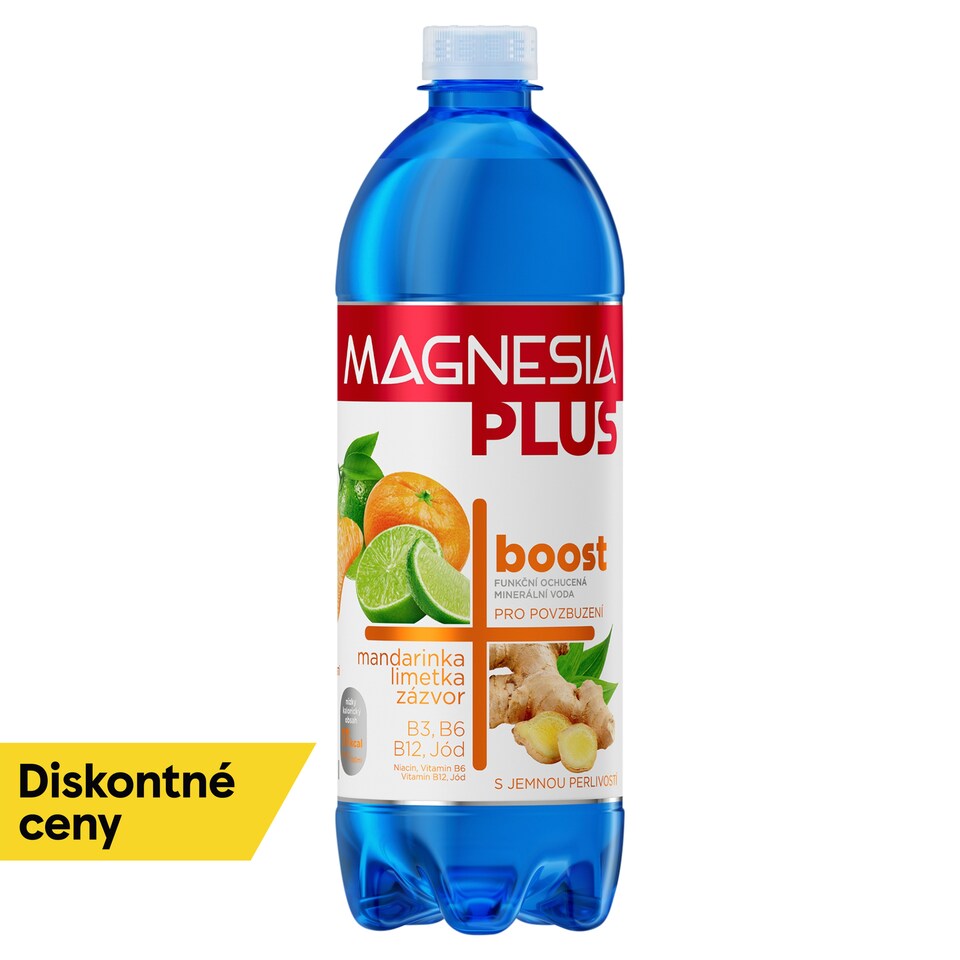 Magnesia Plus boost mandarínka limetka zázvor 0,7 l