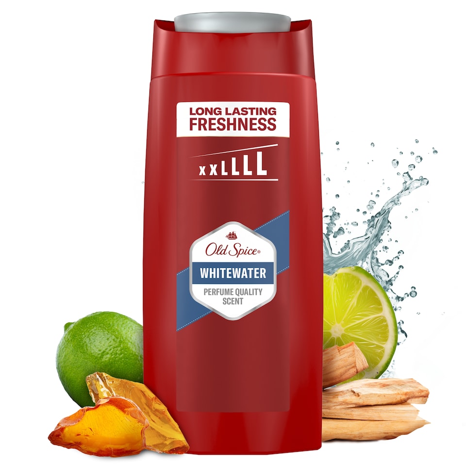 Old Spice Whitewater Men’s 3-in-1 Wash, Shower Gel & Shampoo 675ml