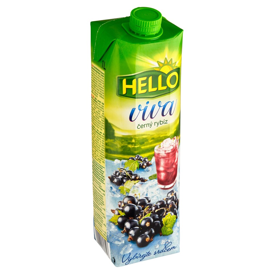 Hello Viva Black Currant 1L