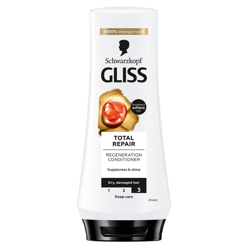 Schwarzkopf Gliss regenerační kondicionér Total Repair pro velmi poškozené vlasy 200ml