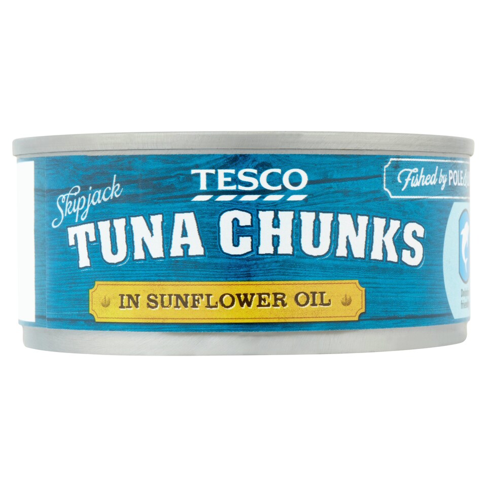Tesco Tuna Chunks In Sunflower Oil 160G